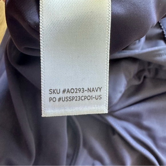 Andie Womens Tulum One Piece Swimsuit Small Navy Blue Cross Back Classic Padded - Picture 5 of 10